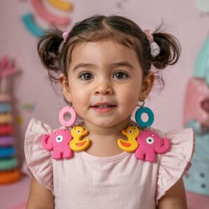 Bezpieczne kolczyki dla dzieci