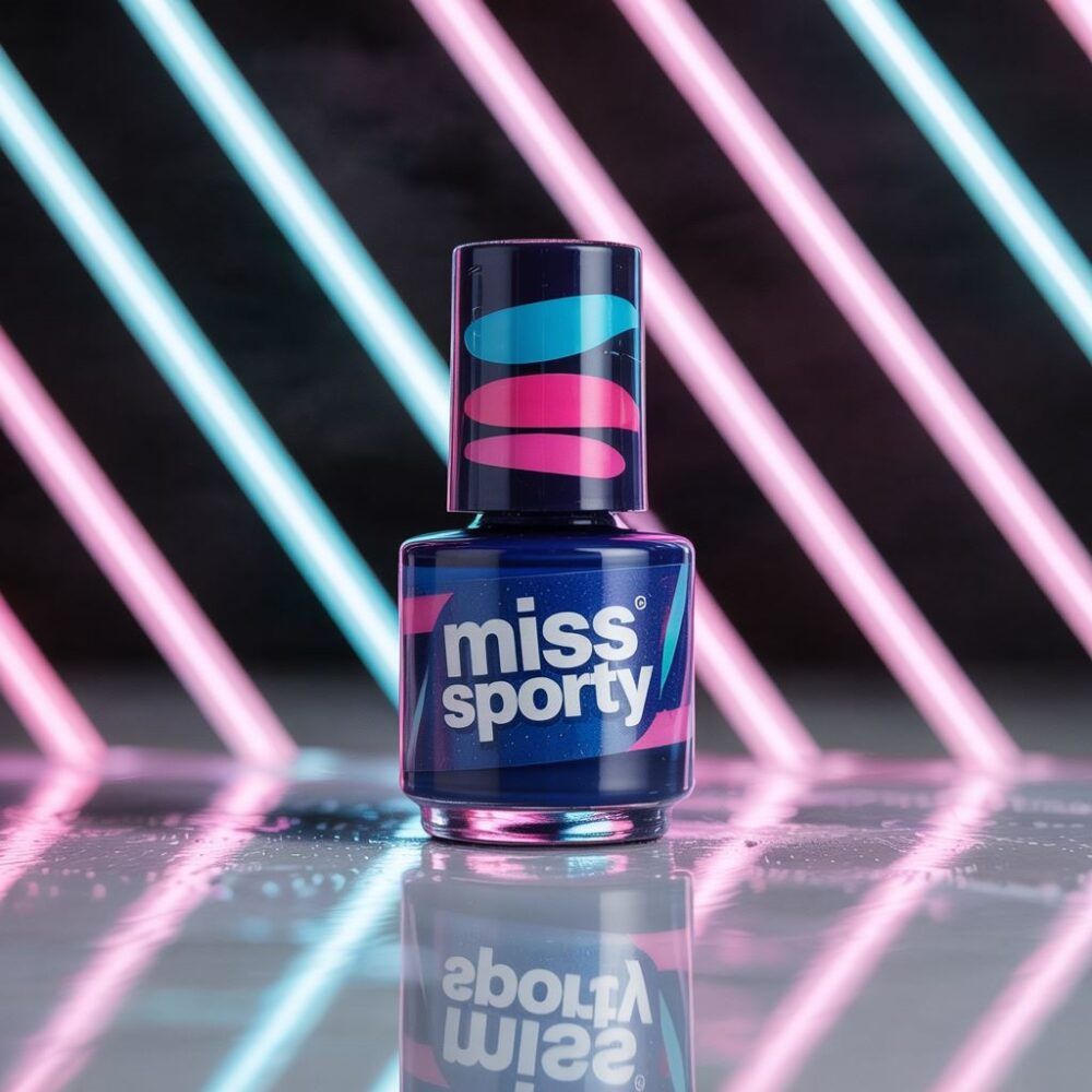 Kolorowy lakier na paznokciach