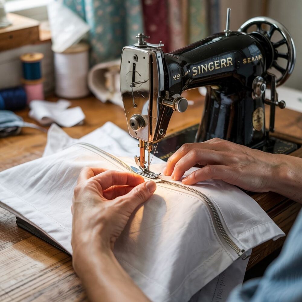 Krok po kroku wszywanie zamka