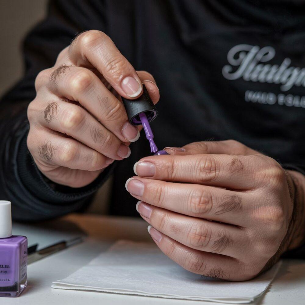 Lakier do paznokci męski