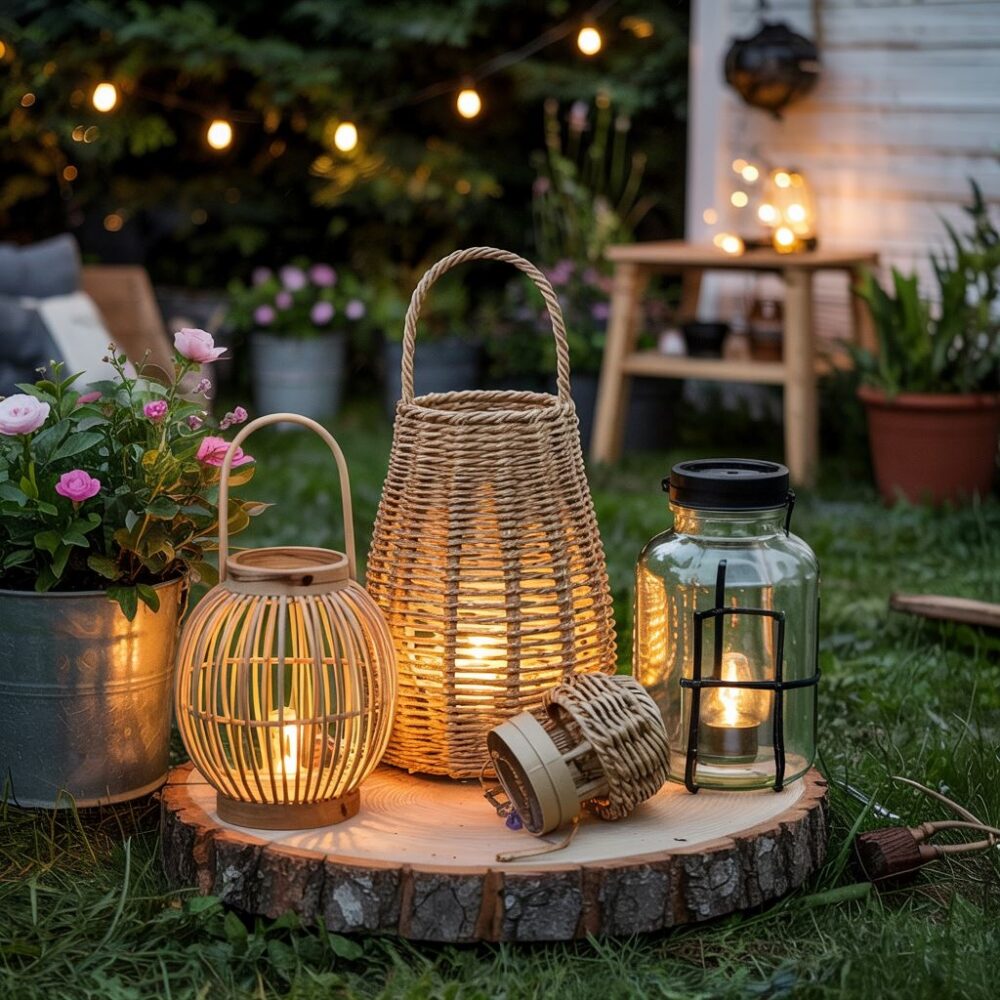 Lampa ogrodowa DIY