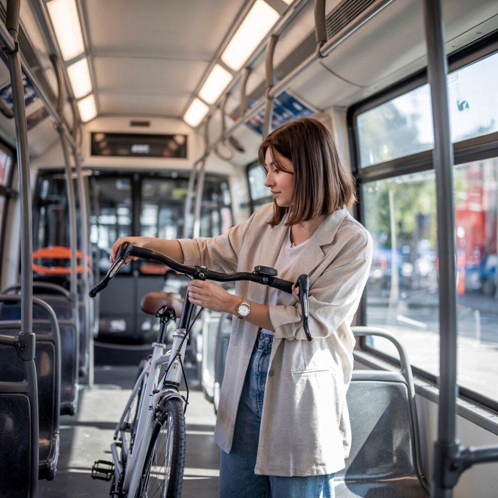 autobus miejski rower