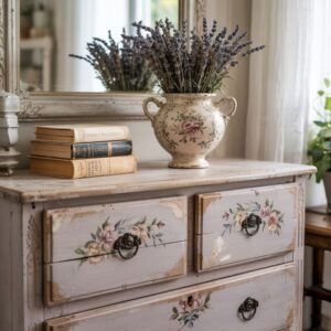 drewniana komoda vintage