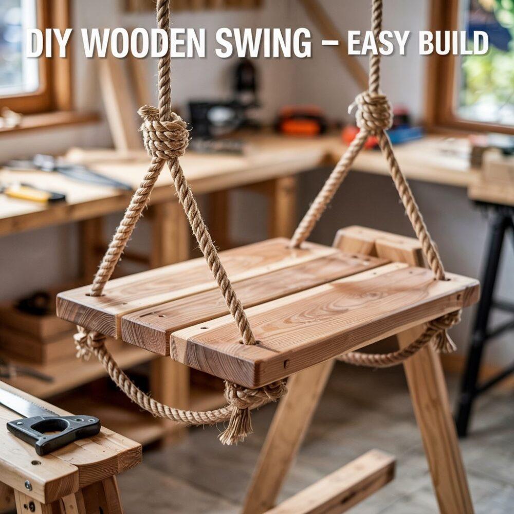 huśtawka ręcznie robiona