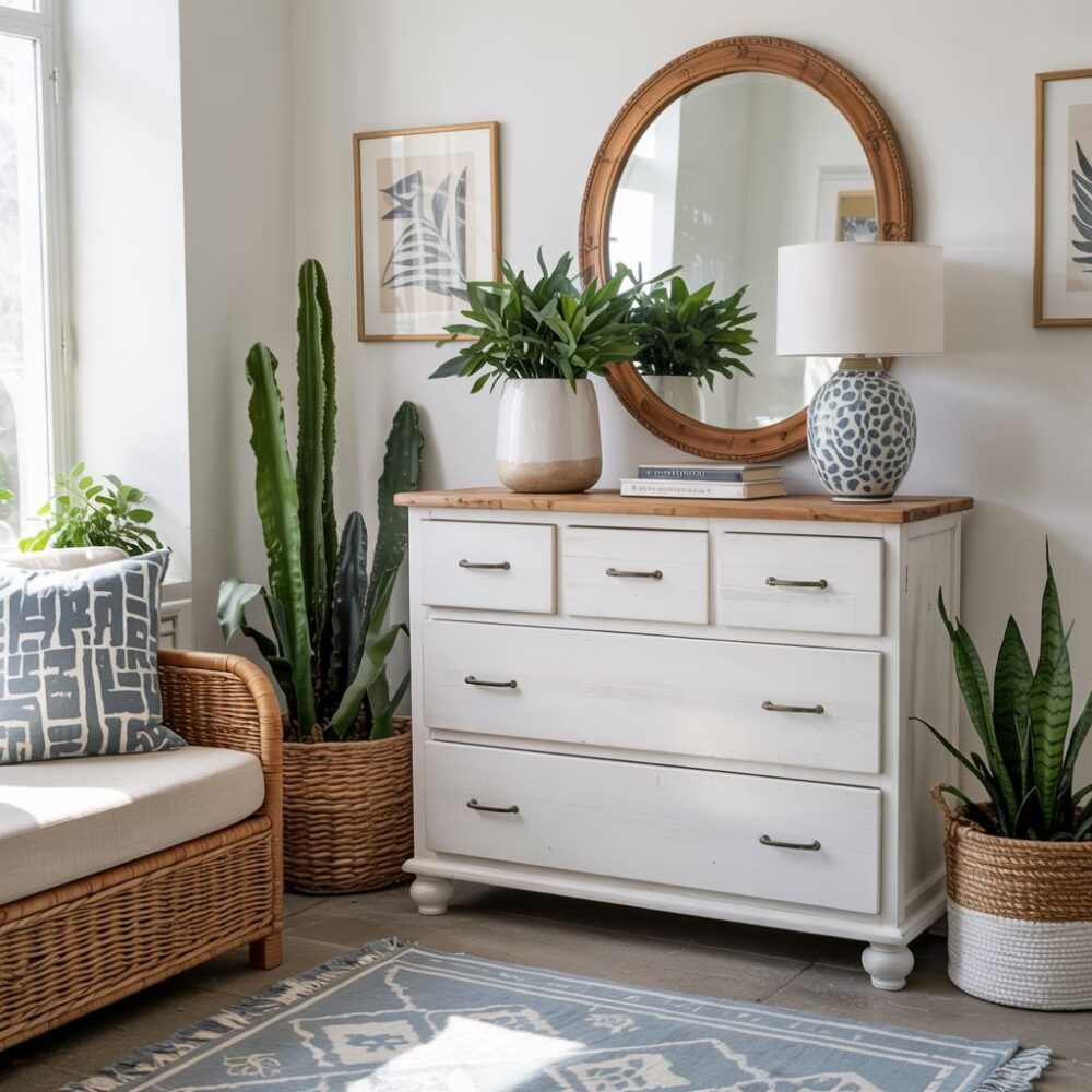 komoda hampton biała