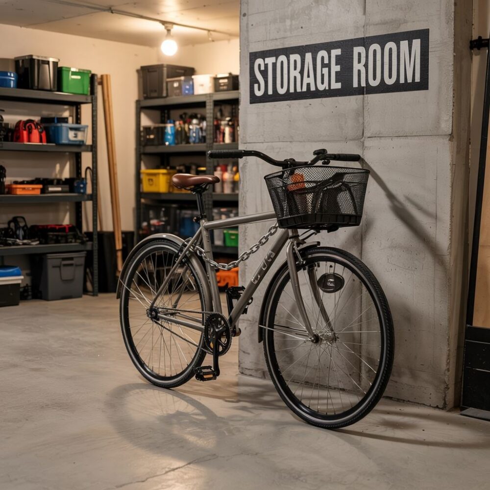 monitoring w piwnicy rowerowej