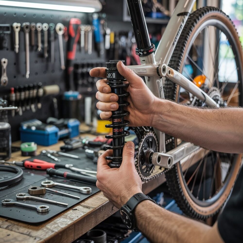 naprawa amortyzatora rowerowego