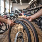 nowoczesny rower na tle natury