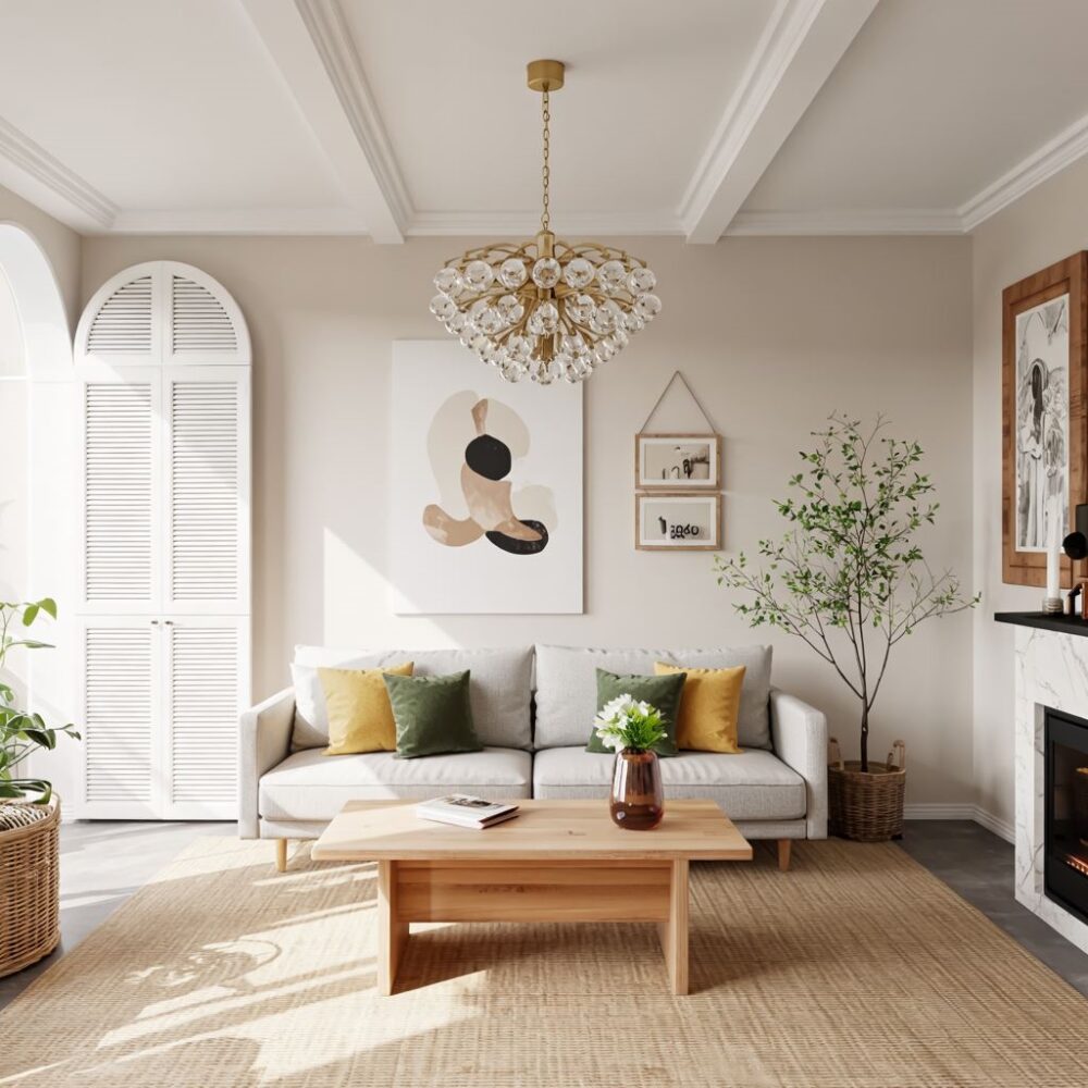 nowoczesny żyrandol