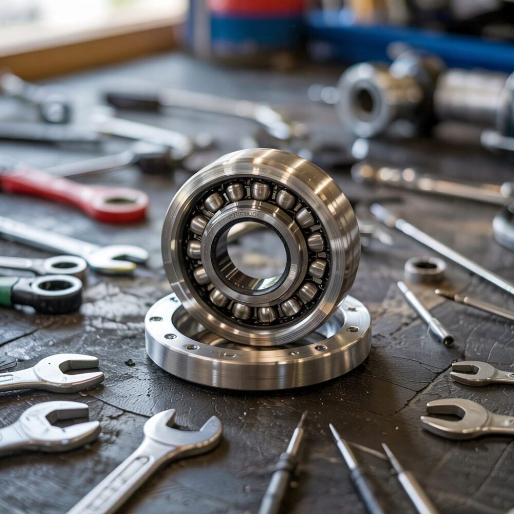 piasta rowerowa z łożyskami