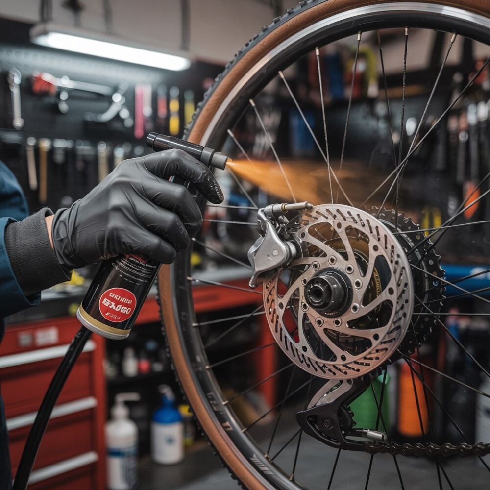 rękawiczki ochronne podczas serwisu hamulców