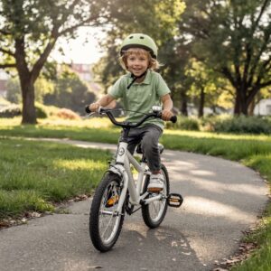 siedmiolatek na rowerze