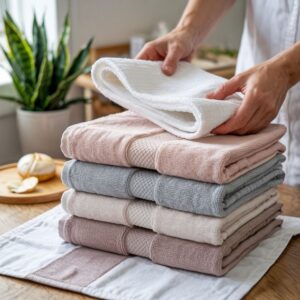 składanie ręcznika krok po kroku