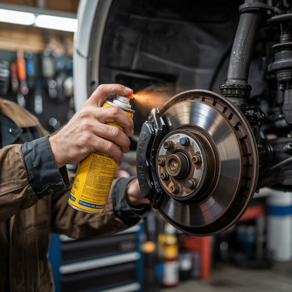 szmatka do czyszczenia tarczy hamulcowej